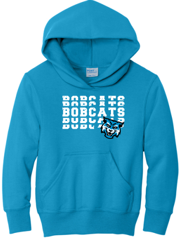 Skybrooke Bobcats Repeat-Neon Blue Hoodie