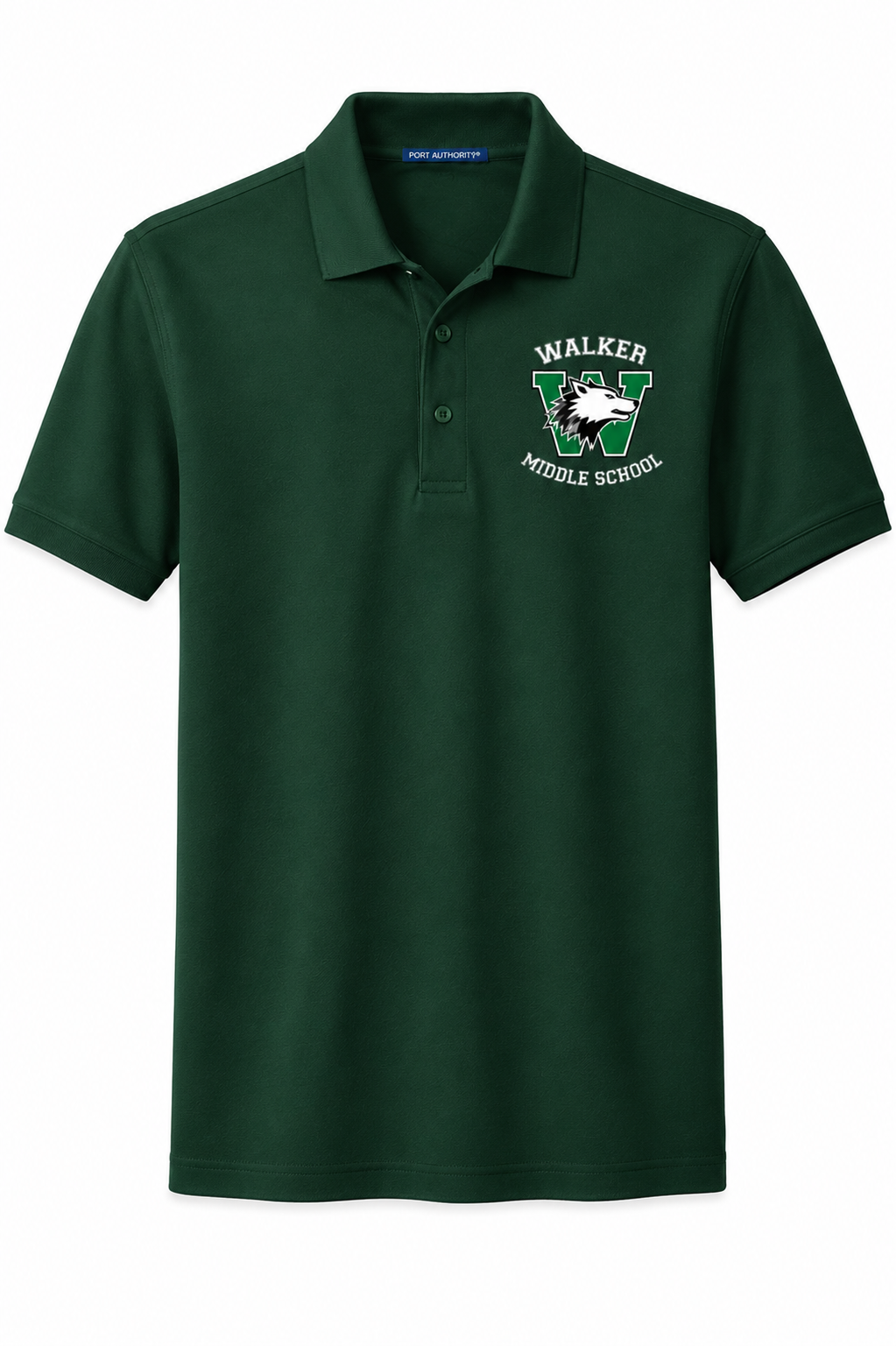 Walker Uniform Pique Polo-Green